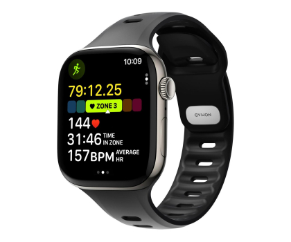 Pasek i akcesoria do zegarków Nomad Tempo Band Apple Watch 45mm / 46mm black